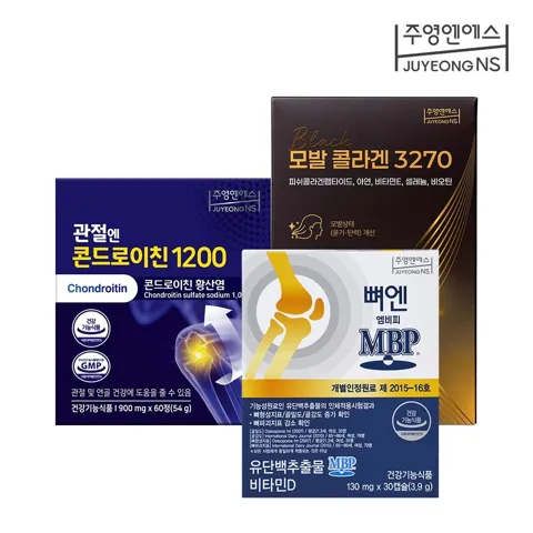 주영엔에스 관절엔 콘드로이친 1200 3개월분 (3박스X60정)