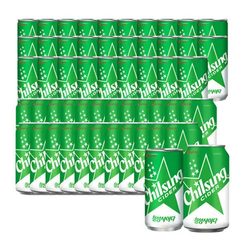 칠성사이다 210ml 30캔 + 350ml 24캔