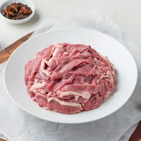 국내산 냉장 생오리 슬라이스 2kg