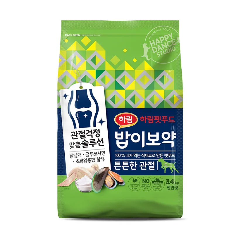 [토스] 하림펫푸드 밥이보약 DOG 튼튼한 관절 전연령 3.4Kg 대용량(19,900원/무료배송)
