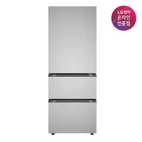 LG 디오스 오브제컬렉션 김치냉장고 Z330MPSF11 327L 3도어 메탈 1등급