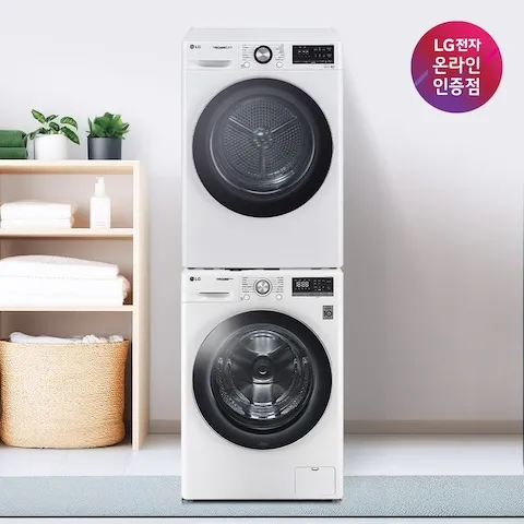 LG 트롬 세탁기건조기세트 F12WVR-10WB 1등급