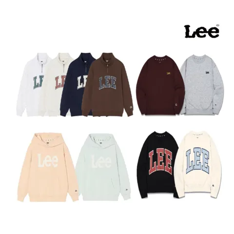 Lee키즈 맨투맨, 후드티셔츠 등 6종 택1