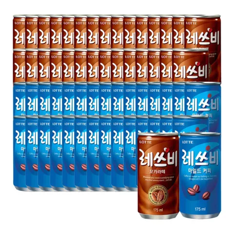 레쓰비 마일드+모카라떼 175mlx60캔