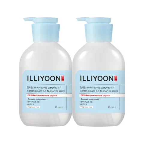 일리윤 세라마이드 아토 6.0 탑트토워시 500ml 2개