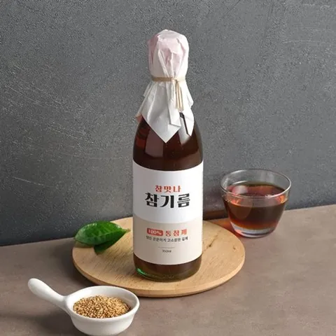 1회착유 고소한 참기름 350ml x 2병