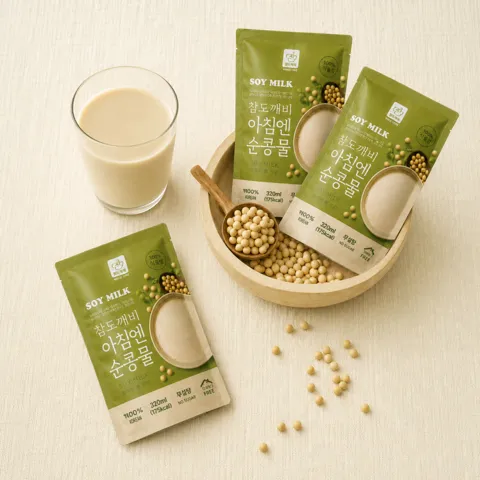 국내산 100% 아침엔 순 콩물 330ml 5팩