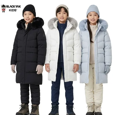 블랙야크키즈 프리미엄 구스 롱다운자켓