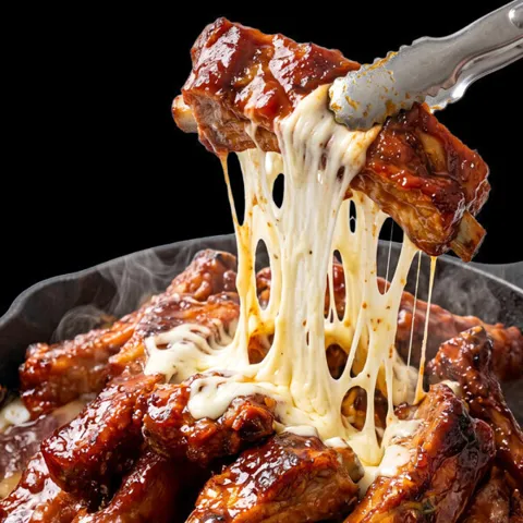 숯불 바베큐 핫바베큐 쪽갈비 500g+500g