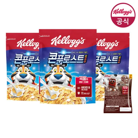 콘푸로스트 600g x 3개 + 쿠키앤크림 30g
