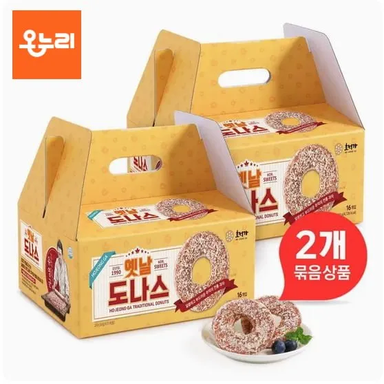 [롯데온] 호정가 옛날도나스 16개입 1+1 총 32개 (15,120원/무료배송)