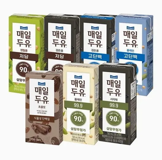 [롯데온] 매일두유 7종 48팩 골라담기 (23,640원/무료)