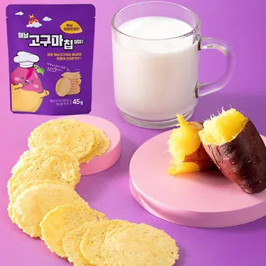해남미소 고구마칩 45g x 10봉