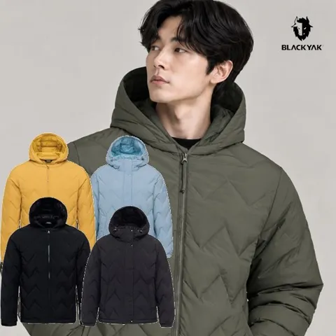 블랙야크 25FW 남여 중경량 구스다운 후디파르밧다운자켓