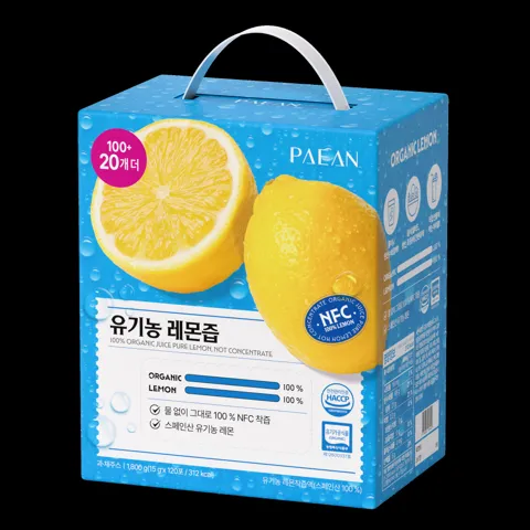 파이안 유기농 레몬즙 15g 120포 1박스