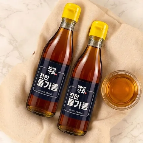 참기름/들기름 350ml 3병