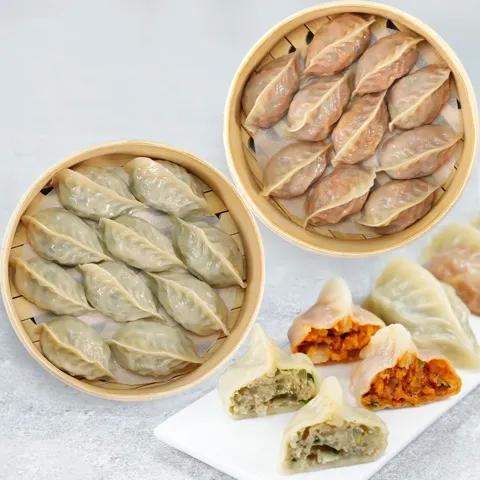 허만두 고기만두 1.4kg + 김치만두 1.4kg