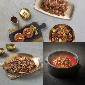 LA갈비 소갈비찜 갈비선물세트 800g 2팩