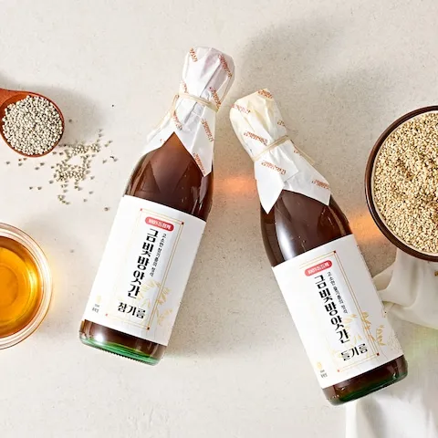 상기 국산 참기름 350ml x 2병