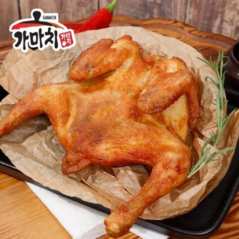 가마치 옛날통닭 두마리 400g 2팩