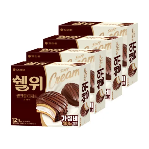 오리온 쉘위 클래식 408g 4박스