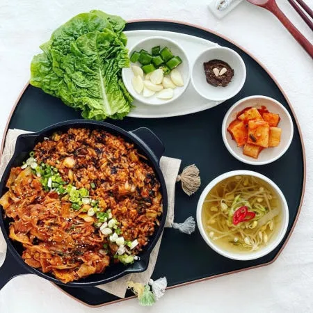 파절이삼겹살 볶음밥 재료포함 2인분