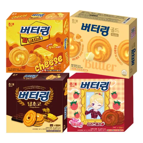 해태 버터링 4개 골라담기