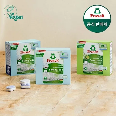 프로쉬 식기세척기세제 30개입 3개 +사은품 2종
