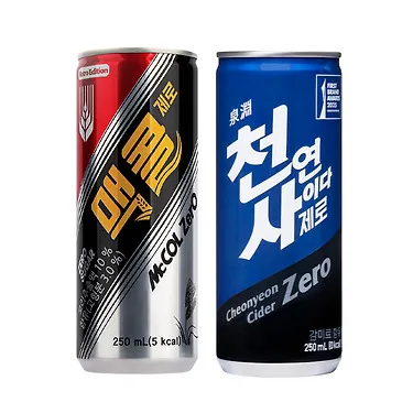천연사이다 제로 250mL 30캔