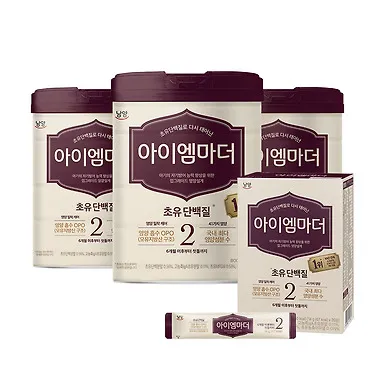 아이엠마더 분유 2,3단계 800g 6캔+스틱20입 1박스