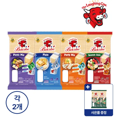 래핑카우 벨큐브 24 큐브 5종 혼합