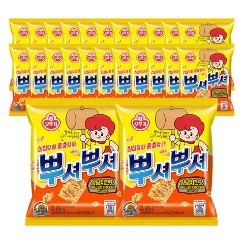 오뚜기 뿌셔뿌셔 양념치킨맛 90g 24개