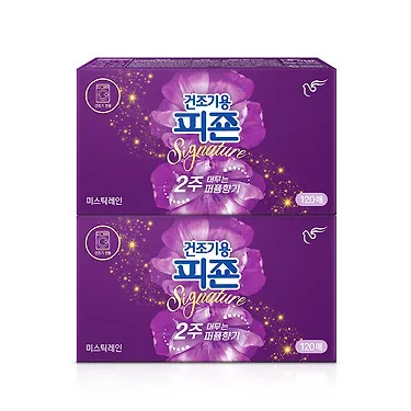 피죤 건조기용 섬유유연제시트 시그니처 120매+120매