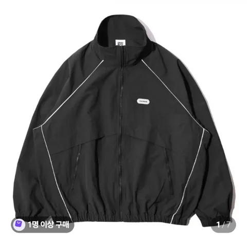 남녀공용 파이핑 바람막이