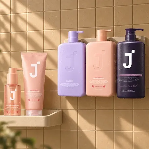 제이숲 실크케라틴 피치에디션 샴푸 520ml+100ml 세트