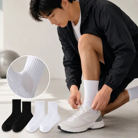 15켤레 2중쿠션 도톰 족적양말