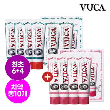 고불소 구취케어 치약 6+4 총 10개
