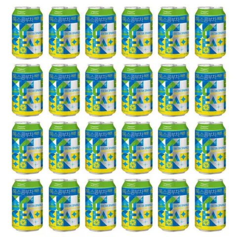 풀무원 톡스 콤부차 레몬 350ml 24캔