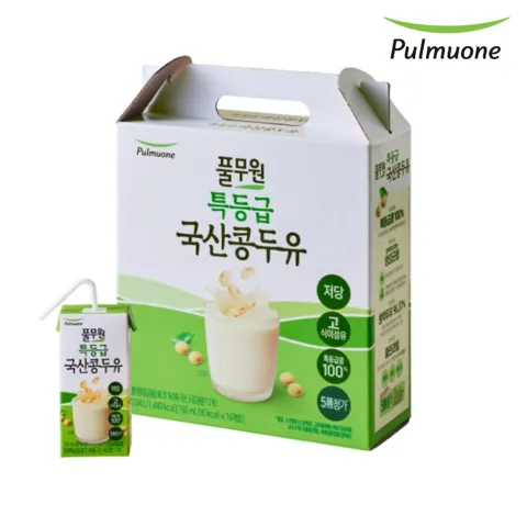 풀무원 특등급 국산콩두유 190ml 16팩+6팩 증정