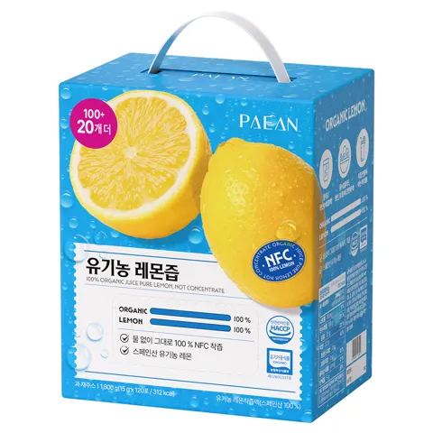 유기농 대용량 레몬즙 100포+20포