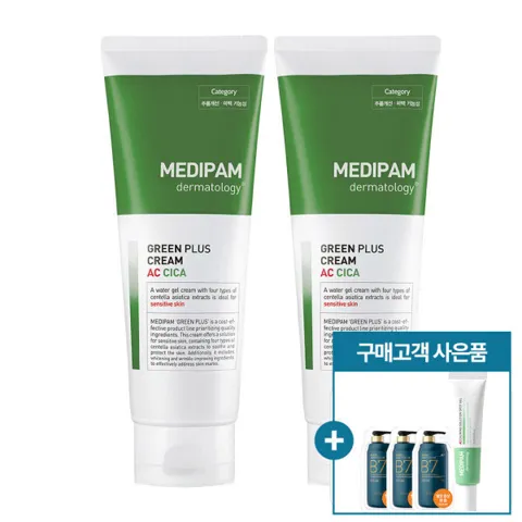 메디팜 시카 트러블 진정크림 220ml 2개 + 스팟젤 15ml + 파우치3매