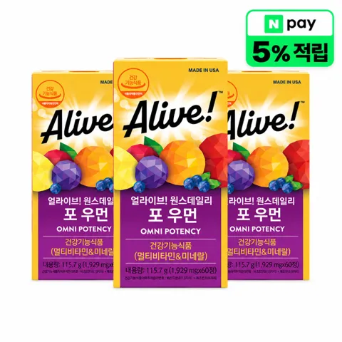 원스데일리 포우먼 멀티비타민 60정 3개