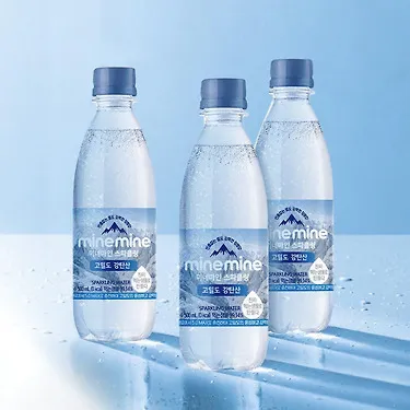 미네마인 스파클링 고밀도 강탄산수 플레인 500ml 40병