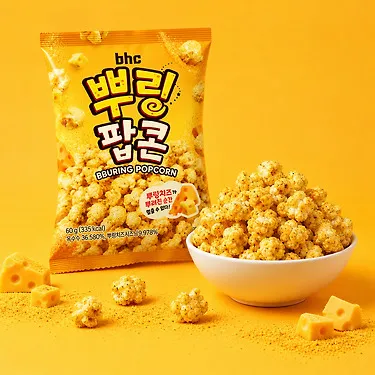 BHC 뿌링팝콘 12봉