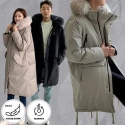 블랙야크 남성/여성 구스다운 롱패딩