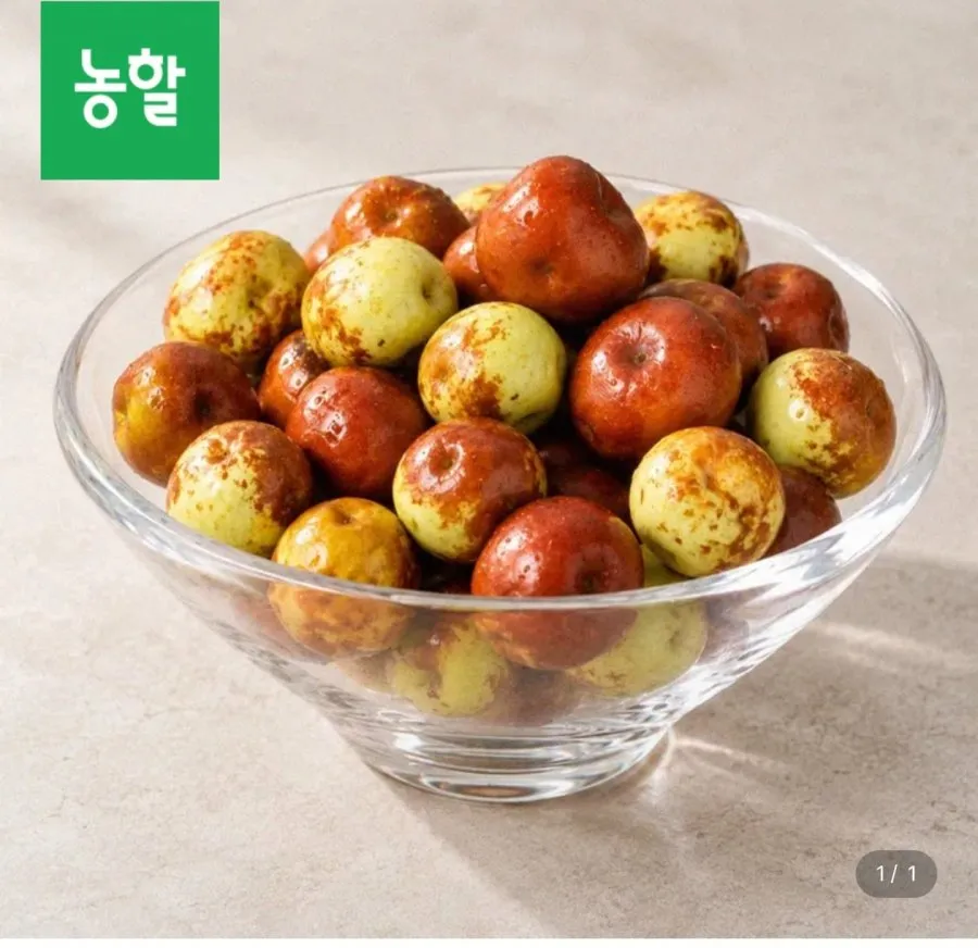 [롯데온] 부여 햇 사과대추 생과 1kg 중특대 혼합과 (9,250원/무료)