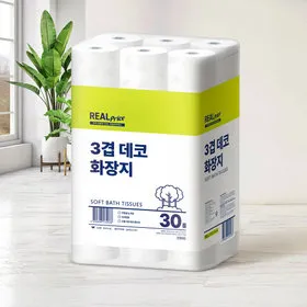 리얼프라이스 화장지 27m x 30롤 x 1팩