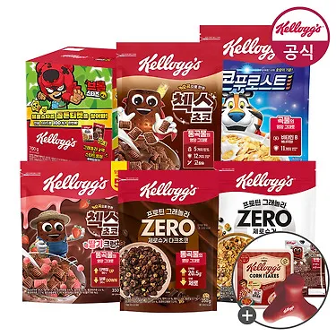 켈로그 콘푸로스트 600g 2개 + 틴케이스 증정