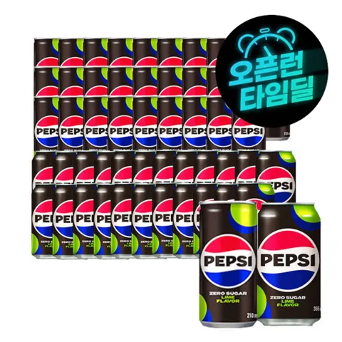 펩시제로라임 210ml 30캔 + 355ml 24캔