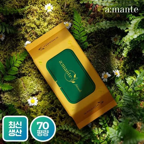 아망떼 프리미엄 고평량 물티슈 70매 20팩